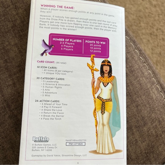 ICONS: Women Who Play to Win, Women Feminist Board Card Game - Picture 4 of 7